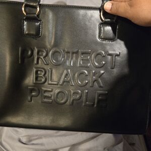 Empowering Black Tote Bag